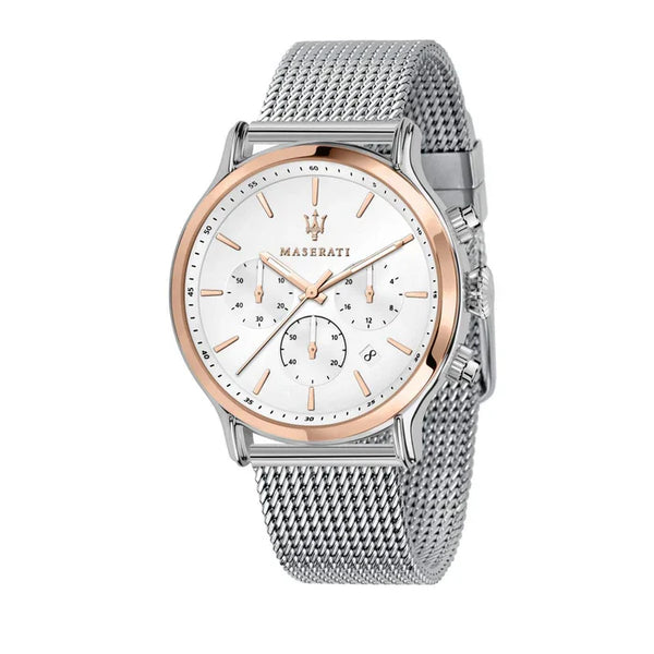 Maserati Epoca Watches: Elegant Rose Gold & Silver Dial Designs for Men