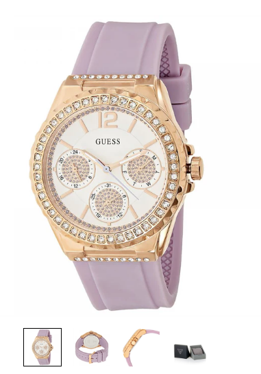 Stylish and Elegant: Starlight Purple Silicone, Park Ave South Crystal Blue Dial, and Venus White Silicone Women's Watches