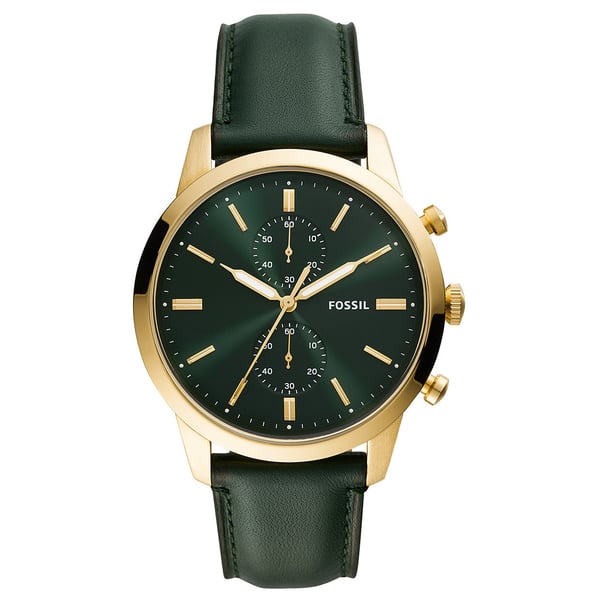 Fossil Townsman Chronograph Quartz Green Dial Men's Watch FS5599
