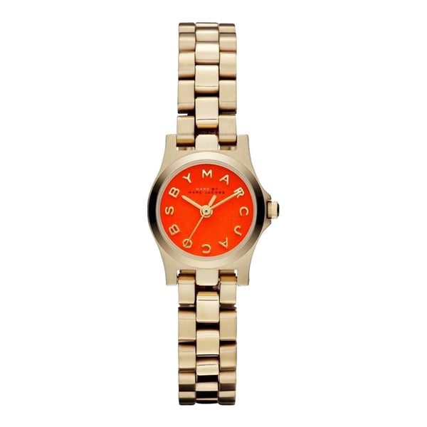 Marc By Marc Jacobs Henry Dinky Orange Dial Ladies Watch  MBM3202 - Big Daddy Watches