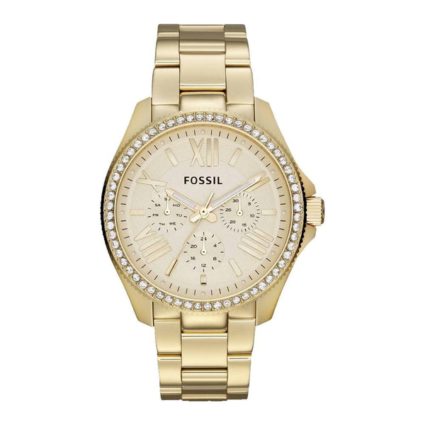 Fossil Cecile Multifunction Champagne Dial Watch AM4482