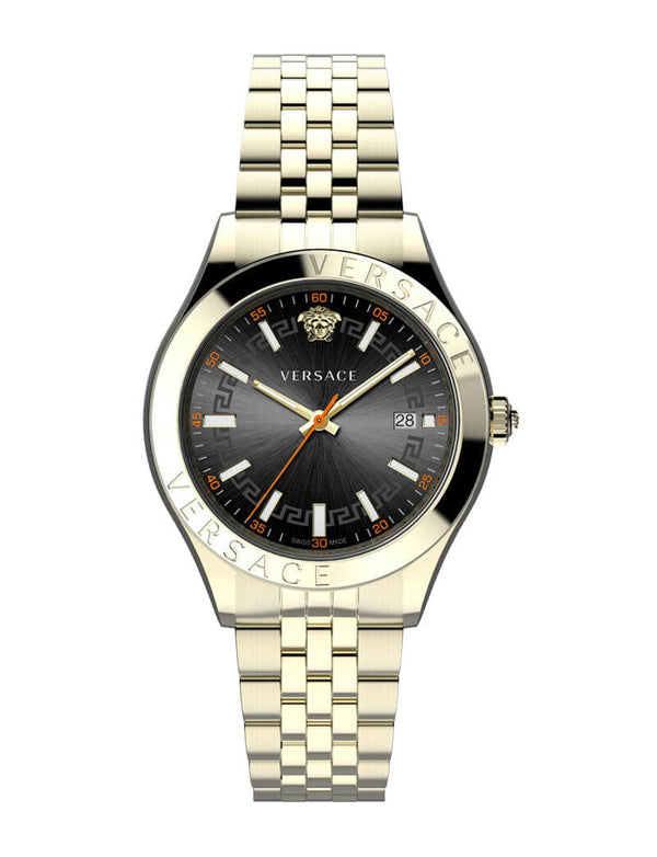 Versace Hellenyium Gold Stainless Steel Men's Watch  VEVK01221 - Big Daddy Watches