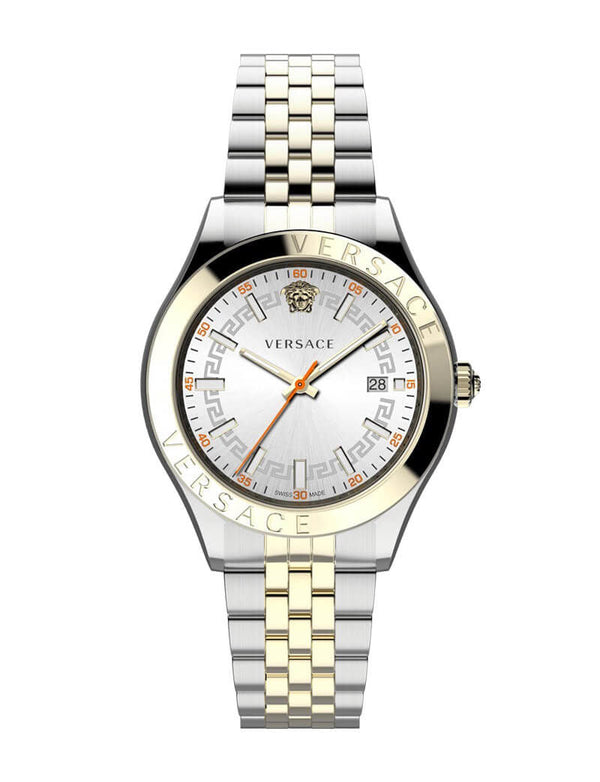Versace Hellenyium Two-Tone Silver Men's Watch  VEVK01121 - Big Daddy Watches
