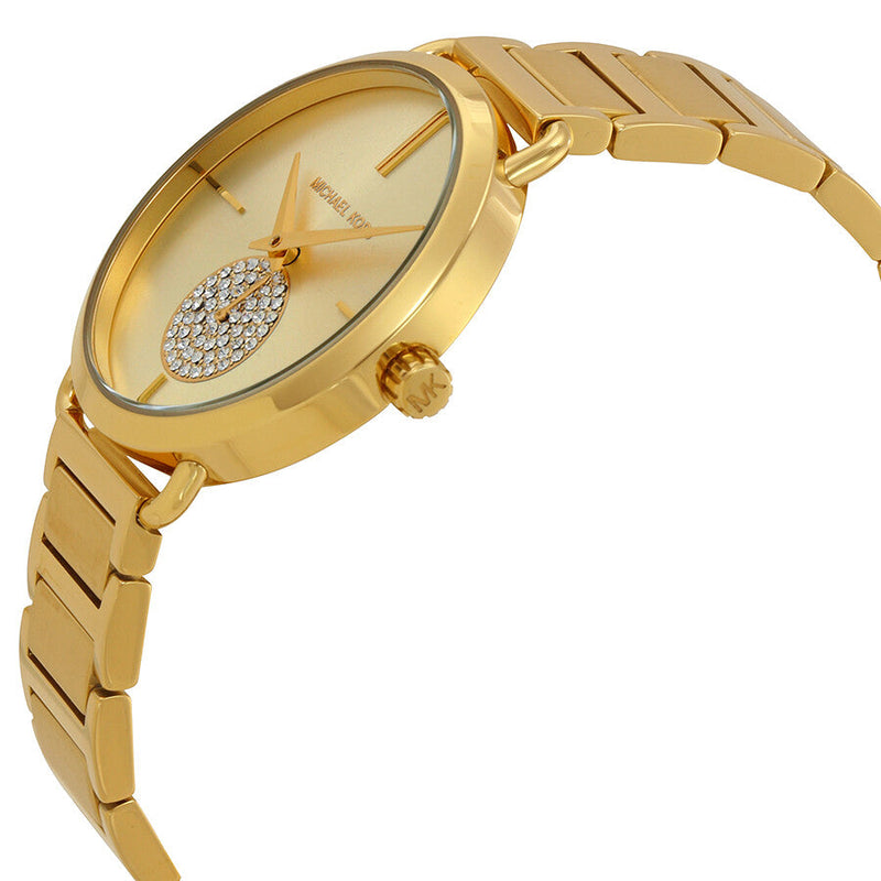 MICHAEL KORS Portia Gold Dial Ladies Watch MK3639