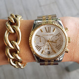 Michael Kors Lexington Chronograph Mother of Pearl Dial Ladies Watch MK5955 Water resistance: 100 meters / 330 feet Movement: Quartz  