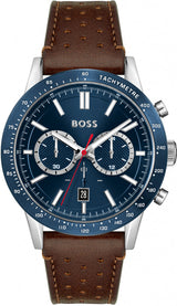 Hugo Boss Allure Brown Leather Strap Men's Watch  1513921 - Big Daddy Watches