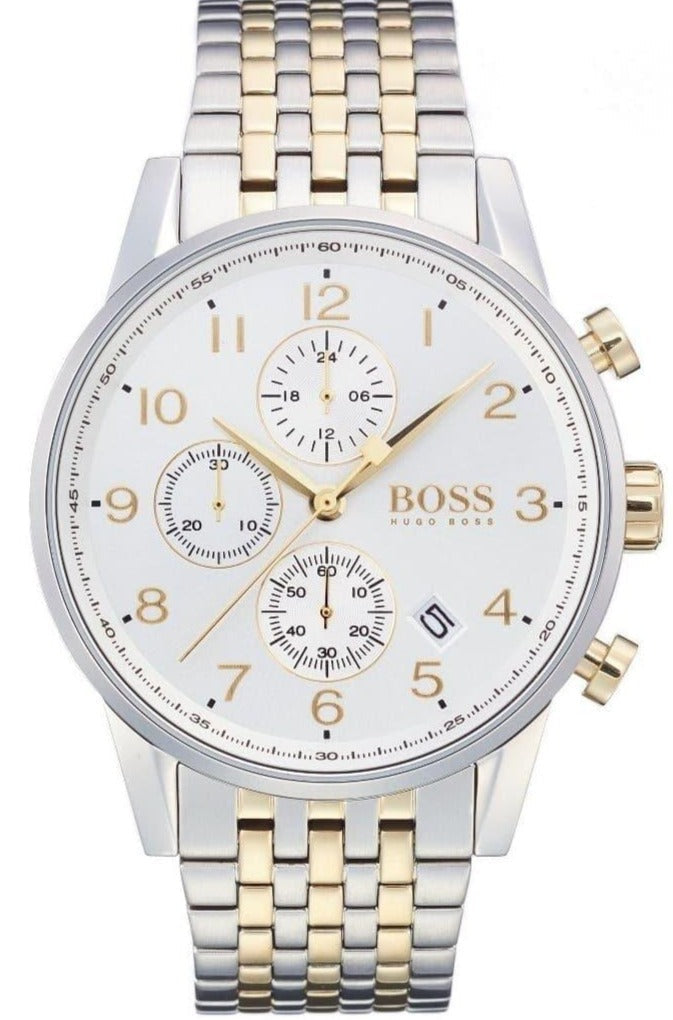 Hugo Boss Navigator Classic, Stainless Steel Chronograph Watch - 1513499 1513499 - Image 1