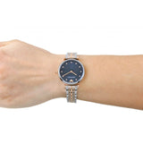 Emporio Armani Quartz Crystal Blue Dial Ladies Watch AR11092