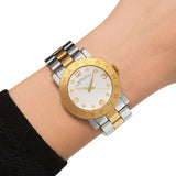 Marc Jacobs Amy Silver Dial Two-Tone 36mm Ladies Watch MBM3139