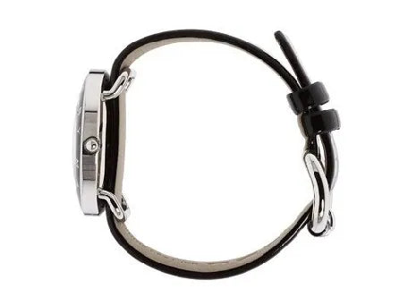 Marc Jacobs 'Amy' Kiss Graphic Dial Black Leather Women's Watch MBM1163 (second hand)