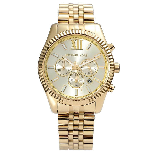 Michael Kors Lexington Chronograph Gold Men's Watch MK8281