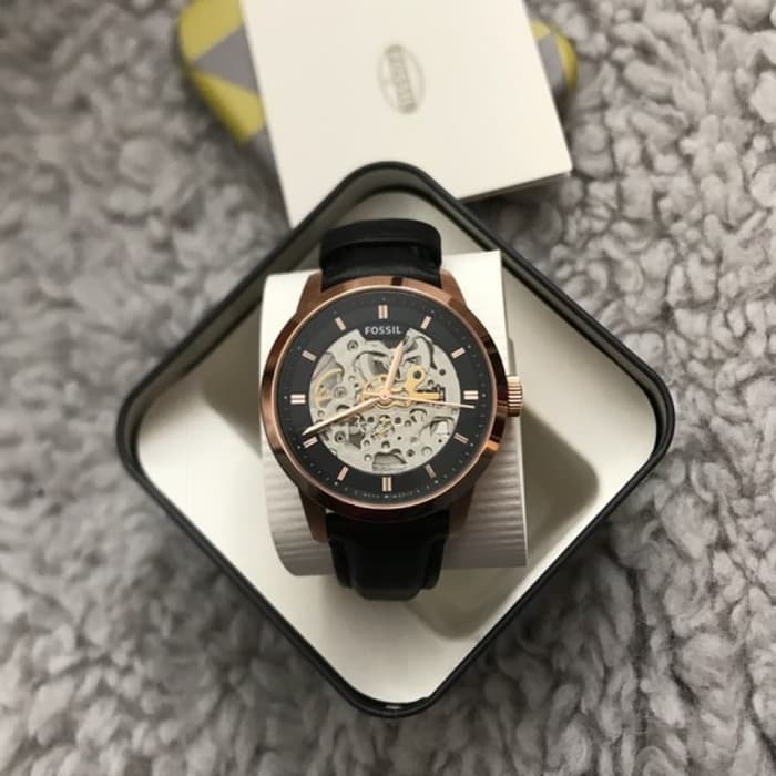 Fossil Townsman Skeleton Automatic Dial Men's Watch ME3084
