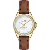 Coach Mother of Pearl Dial Leather Strap Ladies Watch 14502314