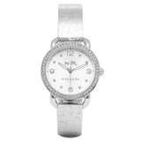 Coach Delancey Classic All Silver Diamond Ladies Watch 14502353