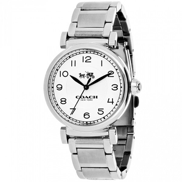 Coach Madison Silver White Dial Women's Watch  14502394 - Big Daddy Watches