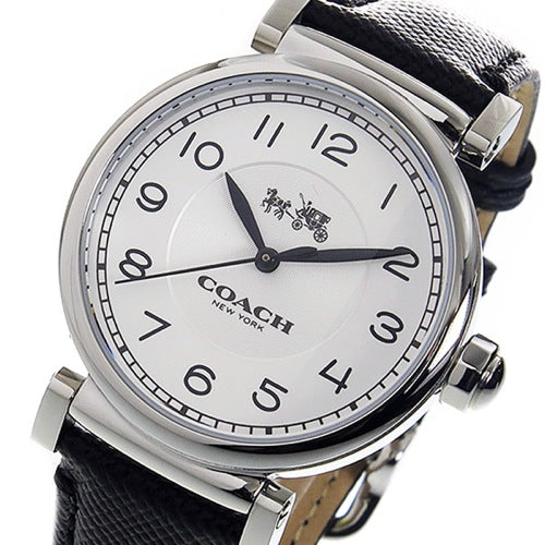 Coach Madison Black Leather Strap Women's Watch 14502406 - Big Daddy Watches #2