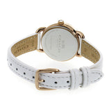 Coach Delancey White Dial Leather Strap Ladies Watch 14502453