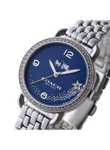 Coach Glitz Blue Dial Stainless Steel Women's Watch 14502693