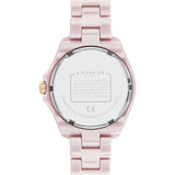 Coach Preston Pink Blush Ceramic Bracelet Women's Watch 14503463