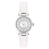 Coach Cary White Leather Strap Women's Watch  14503893 - Big Daddy Watches