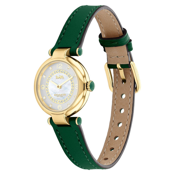 Coach Cary Green Leather Strap Women's Watch 14503894 - Big Daddy Watches #2