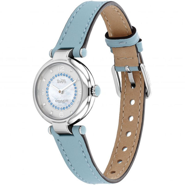 Coach Cary Blue Leather Strap Women's Watch 14503895 - Big Daddy Watches #2