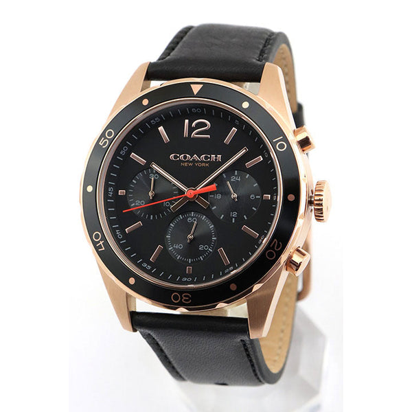 Coach Sullivan Black Strap Chronograph Men's Watch 14602087 - Big Daddy Watches #2