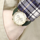 Emporio Armani Green Leather Men's Watch#AR1722 - Kiwi Watches #4