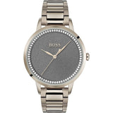 Hugo Boss Crystal Paved Rose Gold Ladies Watch 1502463