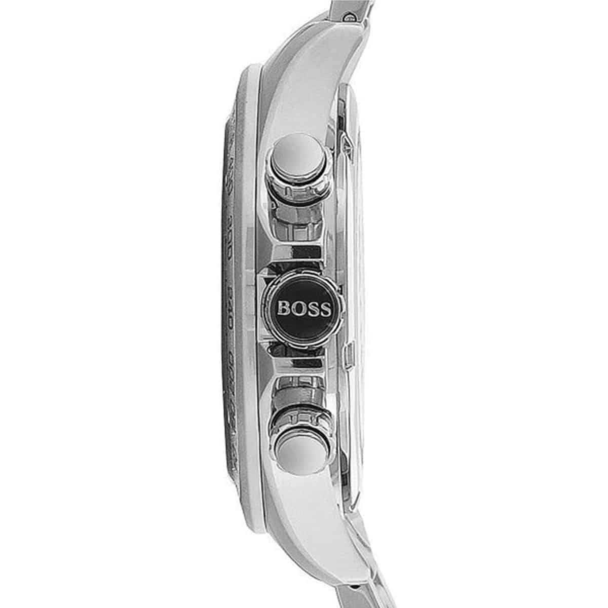 Hugo Boss Ikon Chronograph Black Dial Silver Steel Strap Men's Watch - 1512965 1512965 - Image 4