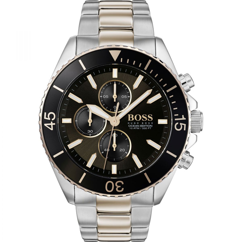 Hugo Boss Ocean Edition Chronograph Two-Tone Men's Watch Water resistance: 100 meters / 330 feet Movement: Quartz   