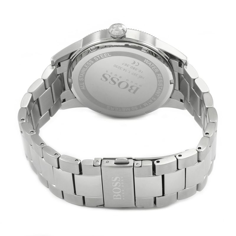 Hugo Boss Blue Dial Stainless Steel Men's Watch 1513707 Water resistance: 50 meters Movement: Quartz   