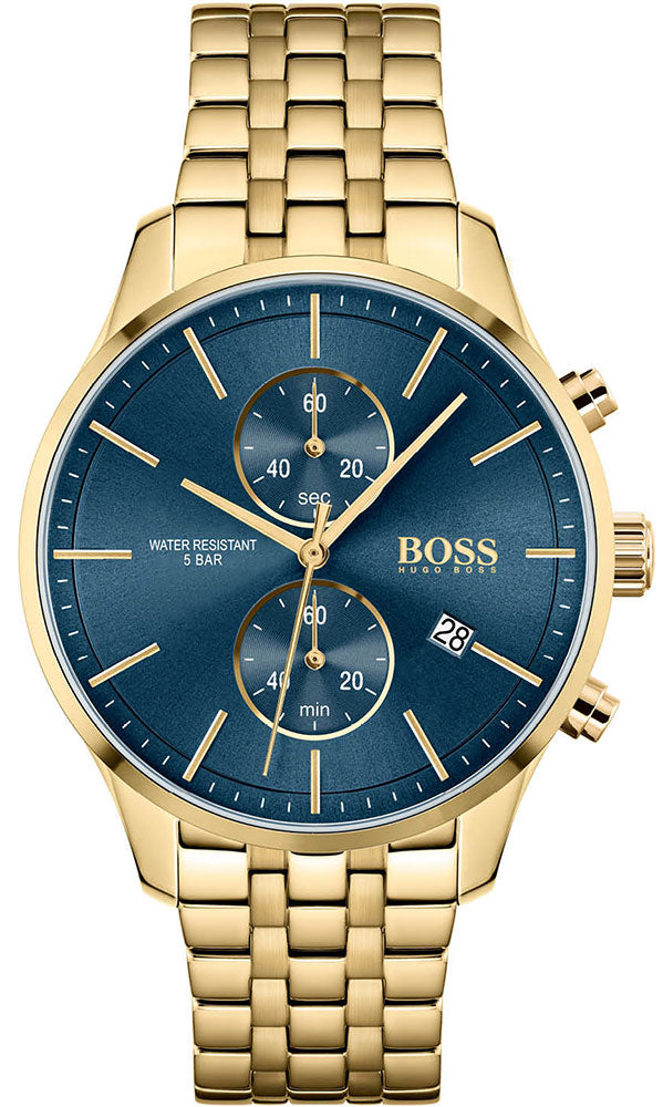 Hugo Boss Associate Gold Chronograph Men's Watch  1513841 - Big Daddy Watches