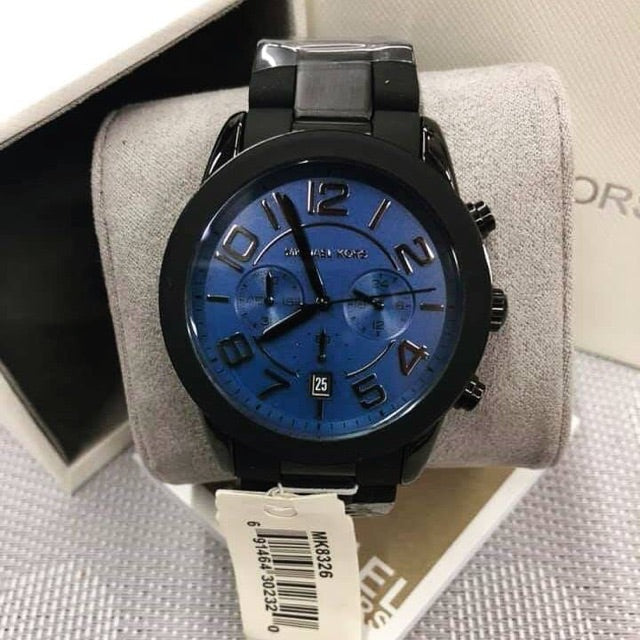 Michael Kors Mercer Chronograph Blue Dial Men's Watch MK8326