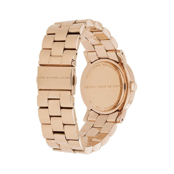 MARC BY MARC JACOBS Amy Texter Rose Dial Rose Gold-tone Ladies Watch MBM3216