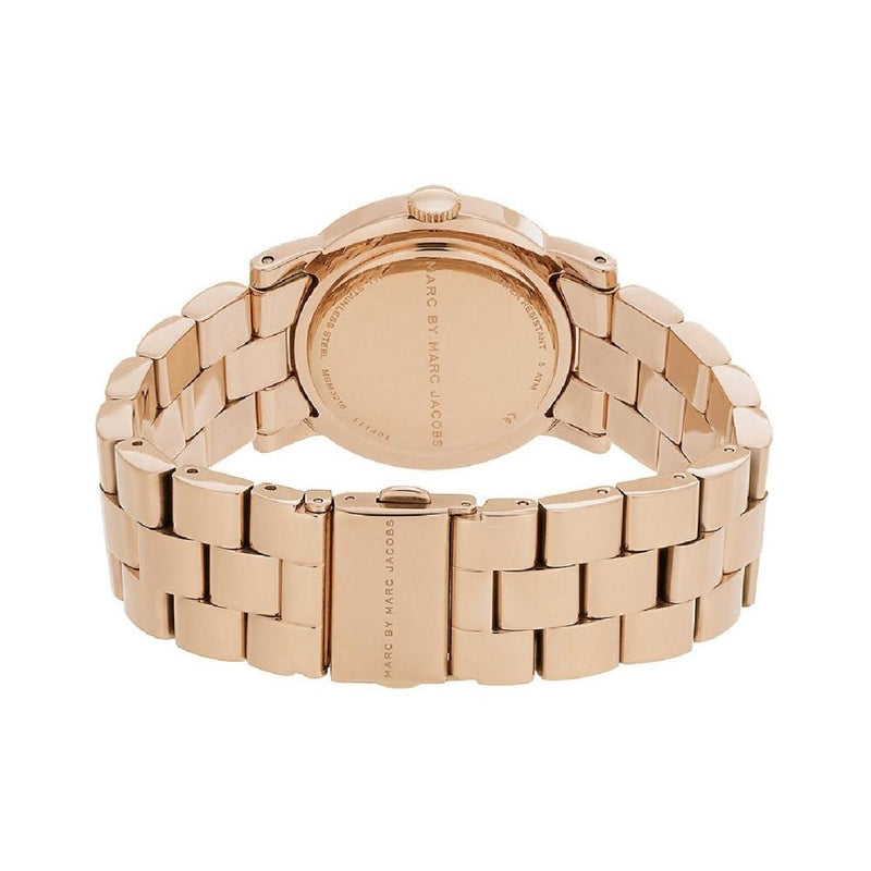 MARC BY MARC JACOBS Amy Texter Rose Dial Rose Gold-tone Ladies Watch MBM3216