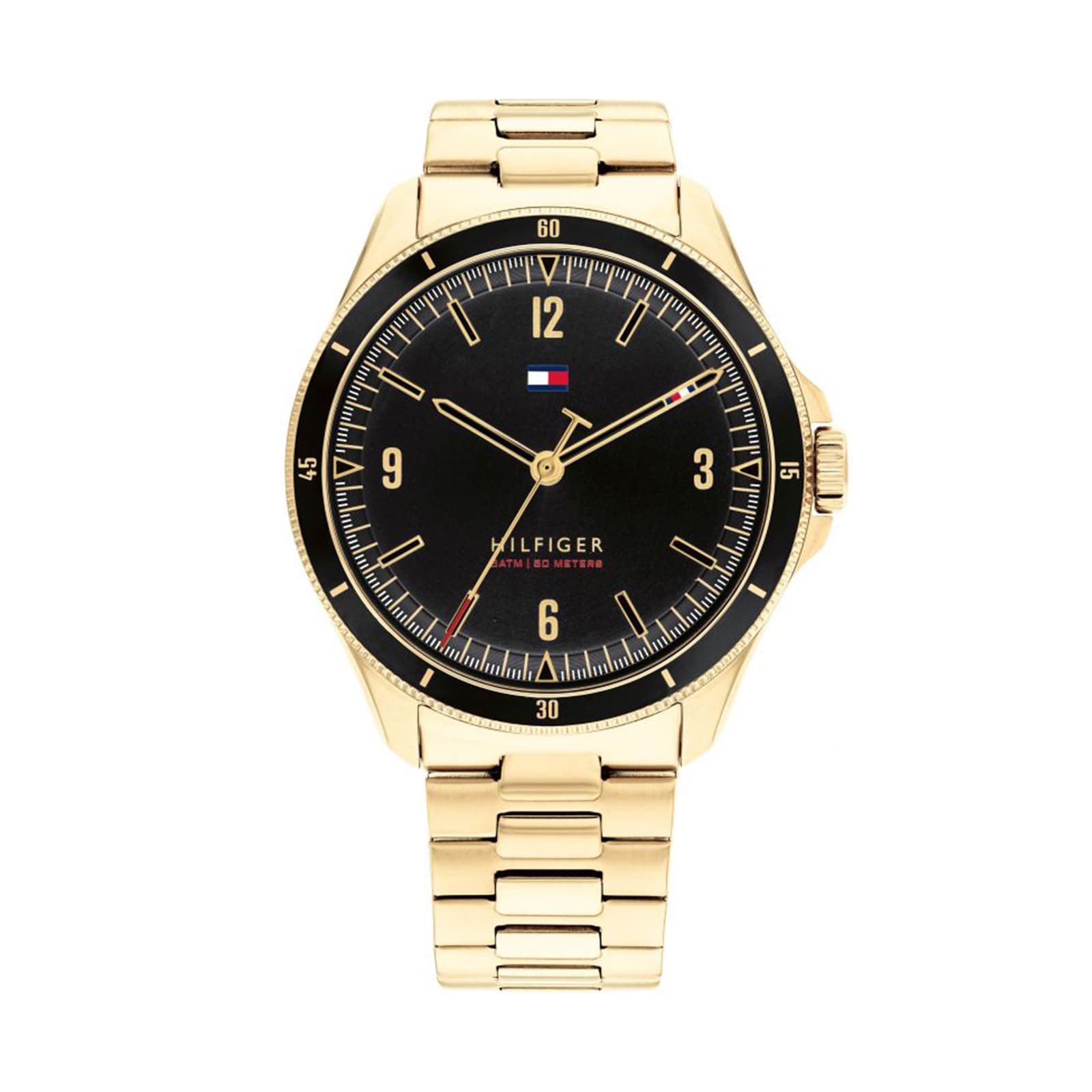 Tommy Hilfiger Maverick Black Dial Gold Men's Watch - 1791903 1791903 - Image 1