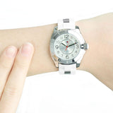 Tommy Hilfiger K2 Silver Dial White Ladies Watch 1781306