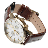 Tommy Hilfiger GMT Gold-plated Men's Watch 1790874