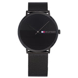 Tommy Hilfiger Men's Black Mesh Watch 1791464