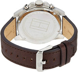 Tommy Hilfiger Iconic Brown Leather Men's Watch 1791562