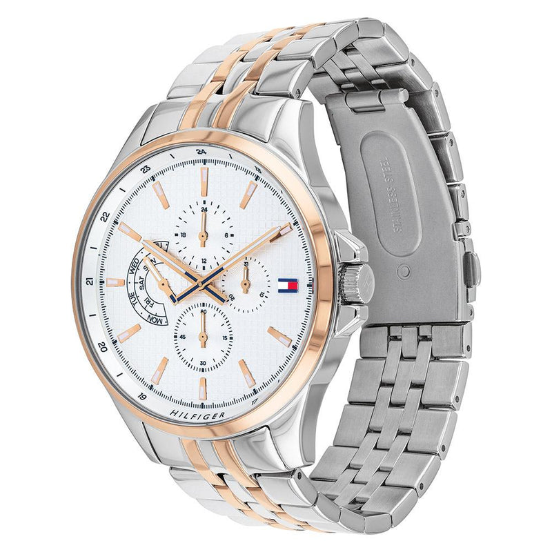 Tommy Hilfiger Multi-function Two Tone Steel Men's Watch 1791617