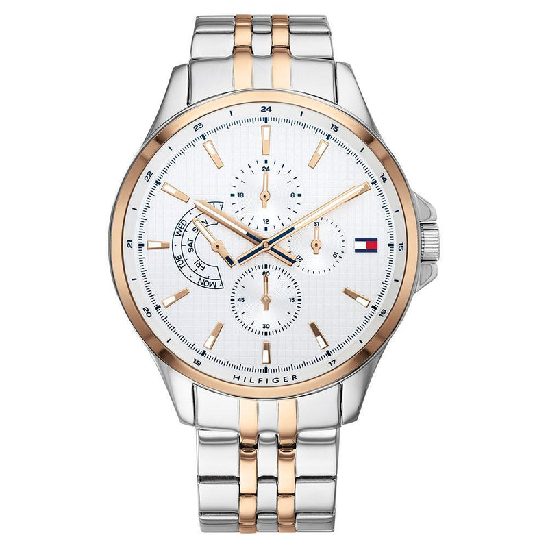 Tommy Hilfiger Multi-function Two Tone Steel Men's Watch 1791617