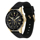 Tommy Hilfiger Multi-function Black Silicone Men's Watch 1791636