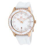 Michael Kors Runway White Silicon Strap Women's Watch  MK6853 - Big Daddy Watches