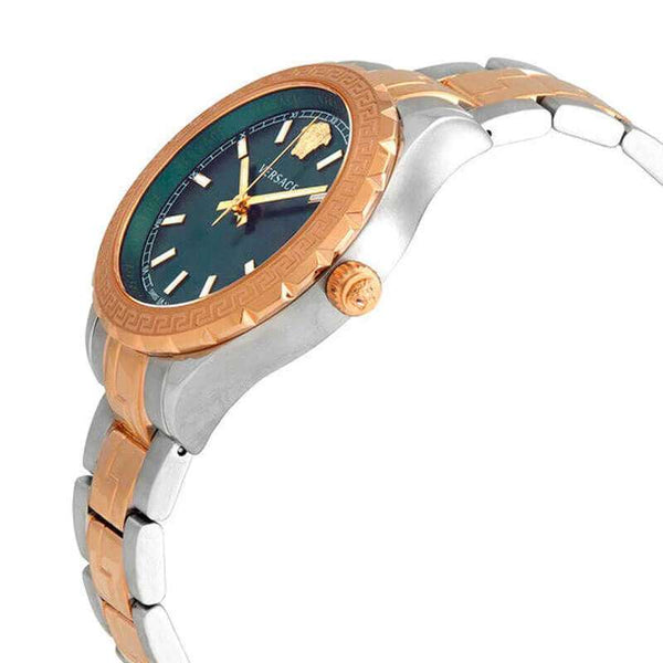 Versace Hellenyium Two-Tone Green Dial Women's Watch V12050015 - Big Daddy Watches #2