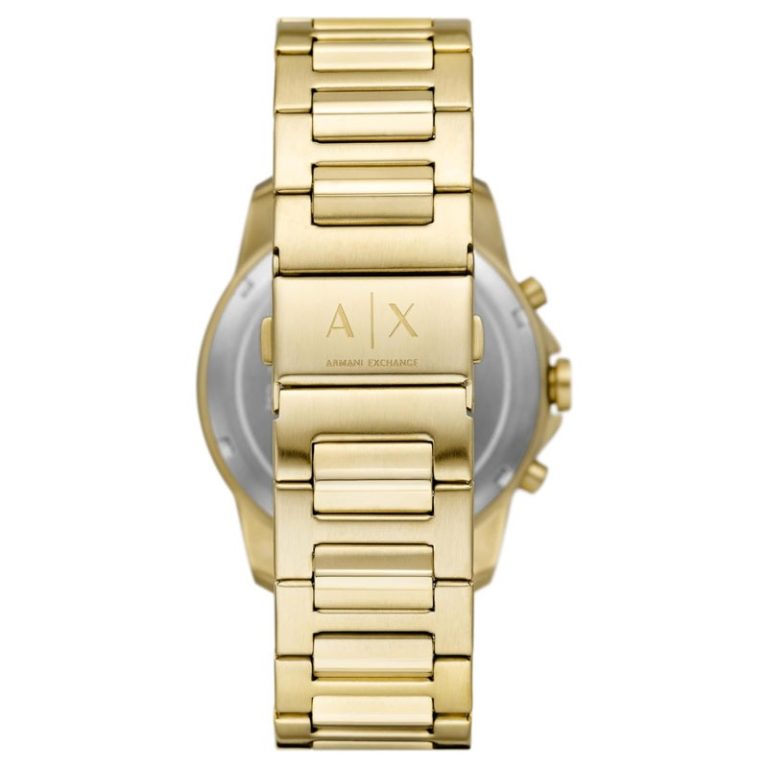 Armani Exchange Men’s Quartz Gold Stainless Steel Blue Dial 44mm Watch AX7151 ax7151 - Image 3