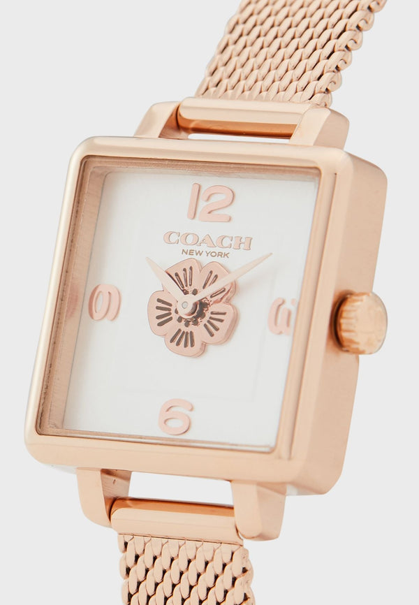 Coach Cass Rose Gold Square Women's Watch 14503698 - Big Daddy Watches #2