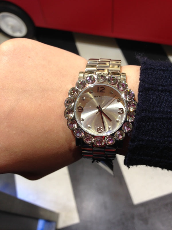 Marc By Marc Jacobs Amy Silver Women's Steel Glitz Watch MBM3222 - Big Daddy Watches #5