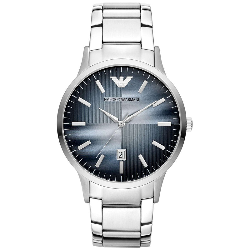 Emporio Armani Classic Blue Textured Dial Men's Watch AR2472